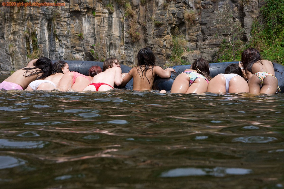 Nude tubing and river fun naked girls - Hot porno. 