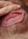 Tinytits blonde spreads her big wet bush