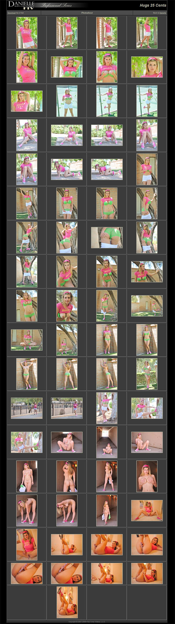 Danielle FTV members area screenshot